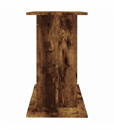 vidaXL Aquarium Stand Smoked Oak 80x35x60 cm Engineered Wood