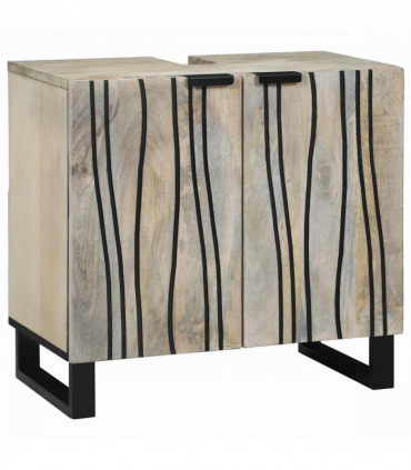 vidaXL Bathroom Furniture Set 5 pcs Walnut brown 38 x 33 x 160 cm