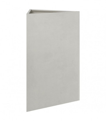 vidaXL Garden Planter Triangular 50x43x75 cm Stainless Steel