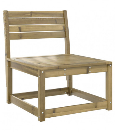 vidaXL Garden Sofas with Cushions 2pcs Impregnated Wood Pine