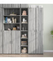 vidaXL Highboard Grey Sonoma 30x41x185 cm Engineered Wood