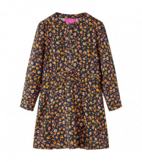 Kids' Dress with Long Sleeves Navy 92