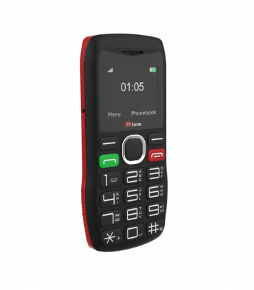 TTfone TT880 Easy-to-Use Big Button Mobile with GiffGaff Pay As You Go SIM, USB C Cable