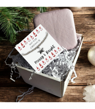 Merry & Bright Christmas Hamper Star Bracelet & Jewellery Box