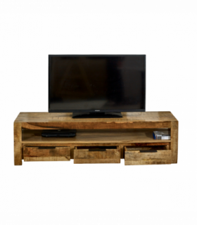 Surrey Solid Wood Large Tvc With 3 Drawers