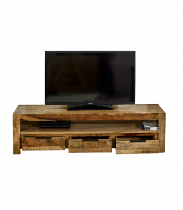Surrey Solid Wood Large Tvc With 3 Drawers