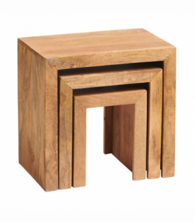 Toko Light Mango Nest Of 3 Tables