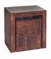 Toko Dark Mango Cubed Nest Of 2 Tables
