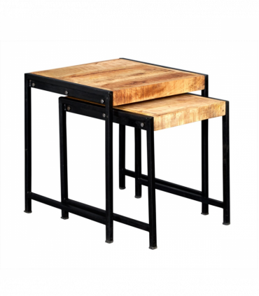 Cosmo Industrial Nest Of 2 Tables