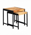 Cosmo Industrial Nest Of 2 Tables