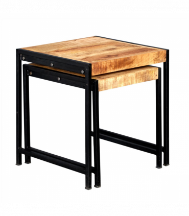 Cosmo Industrial Nest Of 2 Tables