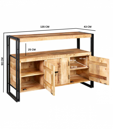 Cosmo Industrial Sideboard