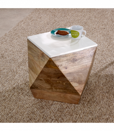 Alfie Side Table Solid Mango Wood
