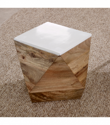 Alfie Side Table Solid Mango Wood