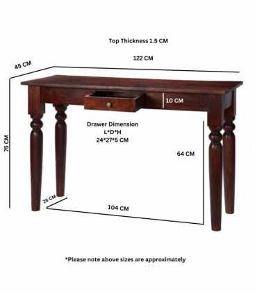 Jaipur Dark Mango Console Table