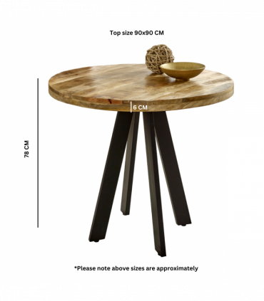 Surrey Round Dining Table 4 Seater