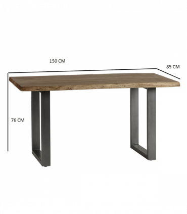 Baltic Live Edge Dining Table 1.5 M
