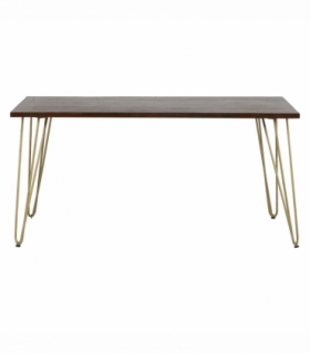 Dark Gold Dining Table