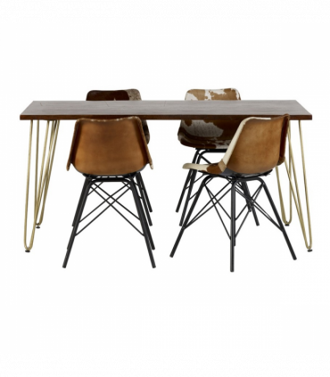 Dark Gold Dining Table