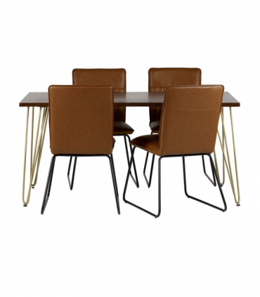 Dark Gold Dining Table