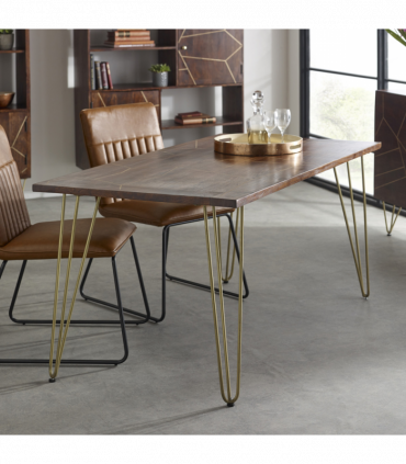 Dark Gold Dining Table