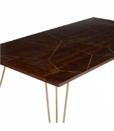 Dark Gold Dining Table