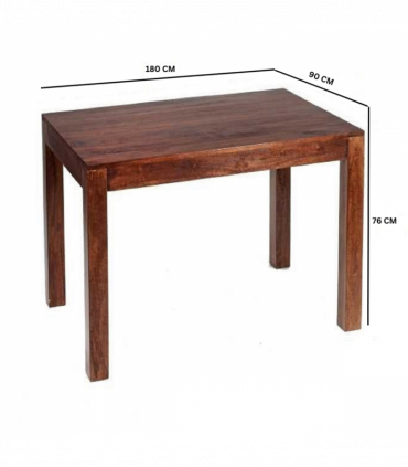 Toko Dark Mango Large Dining Table 6Ft (180Cm)