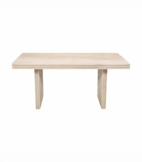 Hudson Carved Mango Wood Dining Table 6 Seater