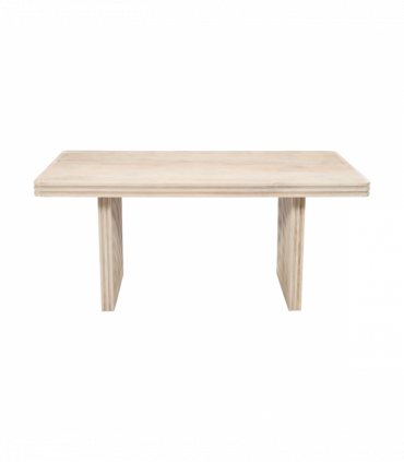 Hudson Carved Mango Wood Dining Table 6 Seater