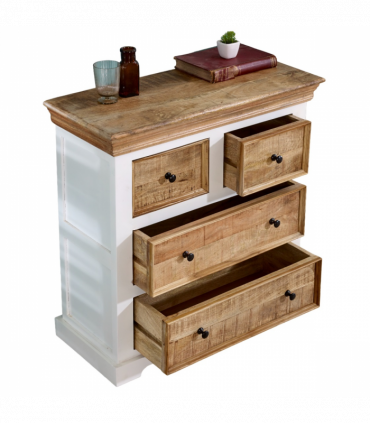 Alfie Solid Mango Wood 4 Chest Of Drawers