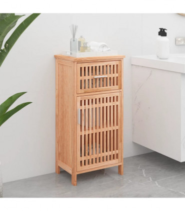 vidaXL Bathroom Cabinet 42x29x82 cm Solid Wood Walnut