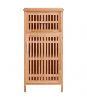 vidaXL Bathroom Cabinet 42x29x82 cm Solid Wood Walnut