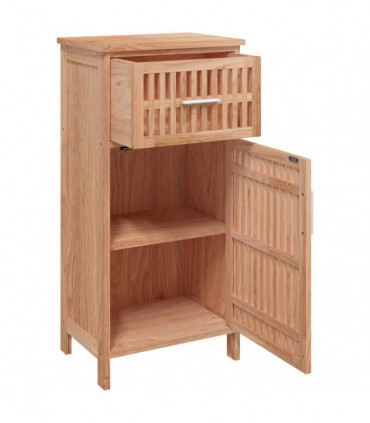 vidaXL Bathroom Cabinet 42x29x82 cm Solid Wood Walnut