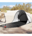 vidaXL Beach Tent Grey Pop-up Waterproof