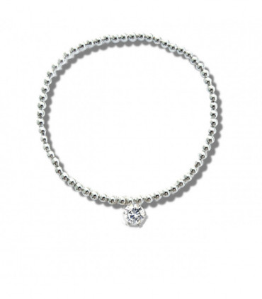 21st Birthday Cubic Zirconia Silver Bracelet & Gold Balloons Mini Gift Hamper