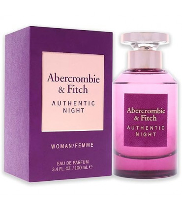 Abercrombie & Fitch Authentic Night Woman  Eau De Parfum Spray 100ml