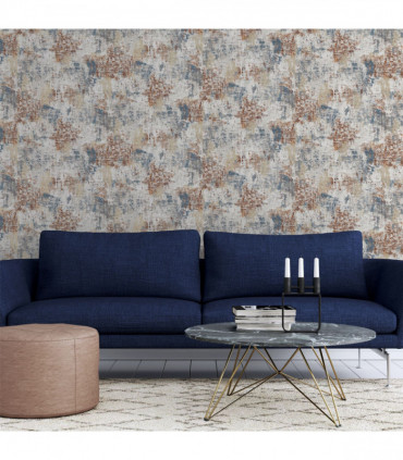 Abstract Texture Copper Navy sw12