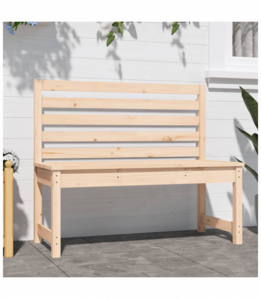 vidaXL Garden Bench 109 cm Solid Wood Pine
