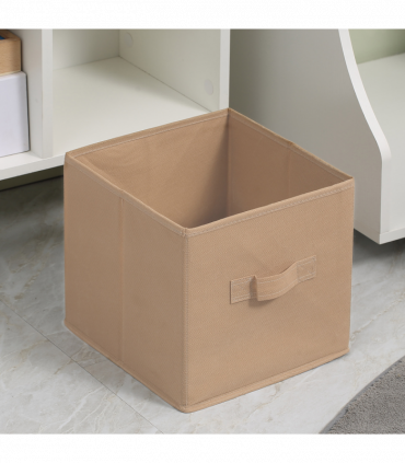 HOMCOM Freestanding 6 Cube Storage Cabinet Unit Bookcase w/ 3 Drawer White