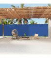 Retractable Side Awning Blue 220x1200 cm