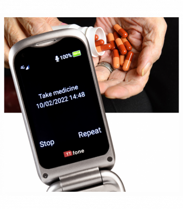 TTfone TT970 Whatsapp 4G Touchscreen Senior Big Button Flip 8MP Camera Unlocked Mobile Phone