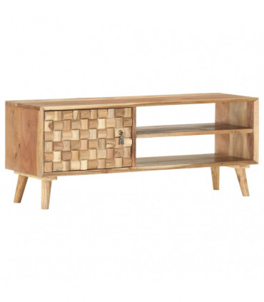 TV Cabinet 100x35x40 cm Solid Acacia Wood