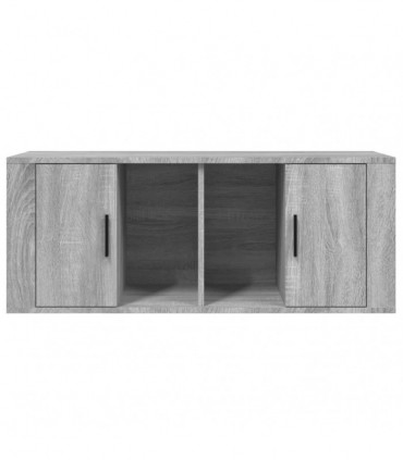 TV Cabinet Grey Sonoma 100x35x40 cm Engineered Wood