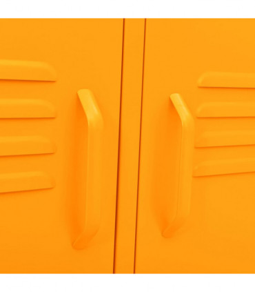 TV Cabinet Mustard Yellow 105x35x50 cm Steel