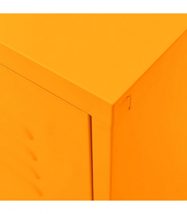TV Cabinet Mustard Yellow 105x35x50 cm Steel