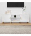 TV Cabinet White 150x30x50 cm Engineered Wood