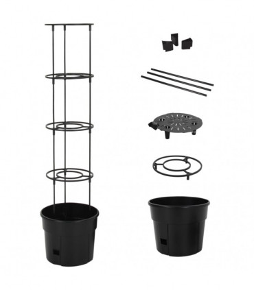 Tomato Grower Anthracite Ø29.5x115 cm Polypropylene