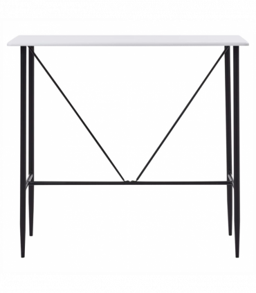 vidaXL 5 Piece Bar Set Plastic Black