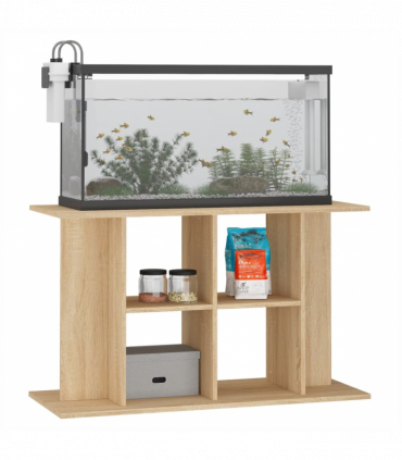 vidaXL Aquarium Stand Sonoma Oak 100x40x60 cm Engineered Wood