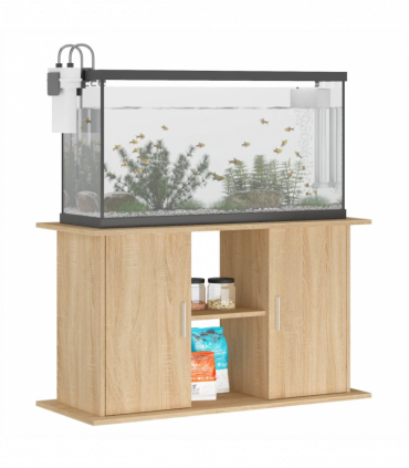 vidaXL Aquarium Stand Sonoma Oak 101x41x58 cm Engineered Wood